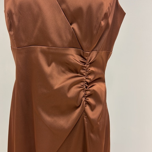 Donna Ricco New York Sleeveless Brown Dress, Size 12 - Picture 3 of 7